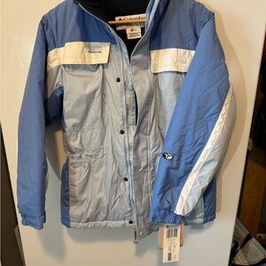 Columbia tectonite Kids Youth size 14/16 parka ski jacket NWT Full Zip Blue